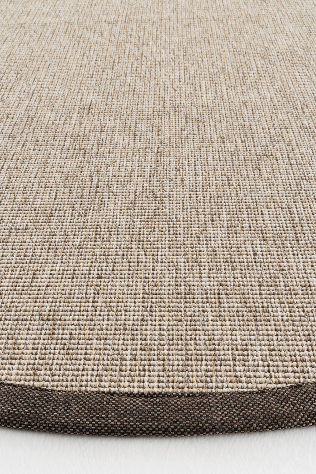 Sisalart Roma Keten Monterey Bordür Yuvarlak Sisal Halı - Sisal Halı
