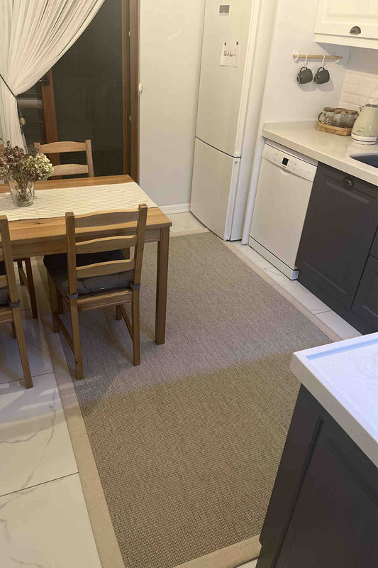 Sisalart Roma Keten Napoli Bordür Sisal Halı