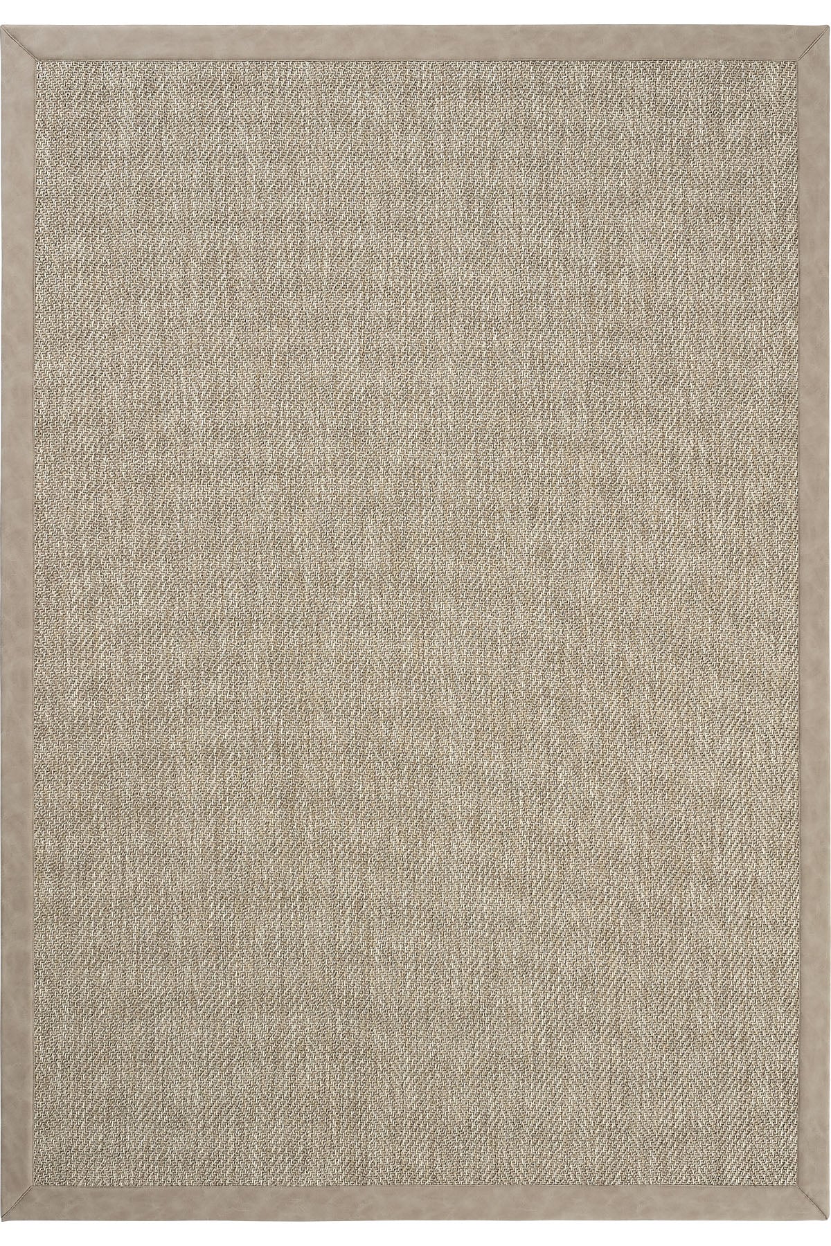 Sisalart Sydney Deri Bordür Sisal Halı - Sisal Halı