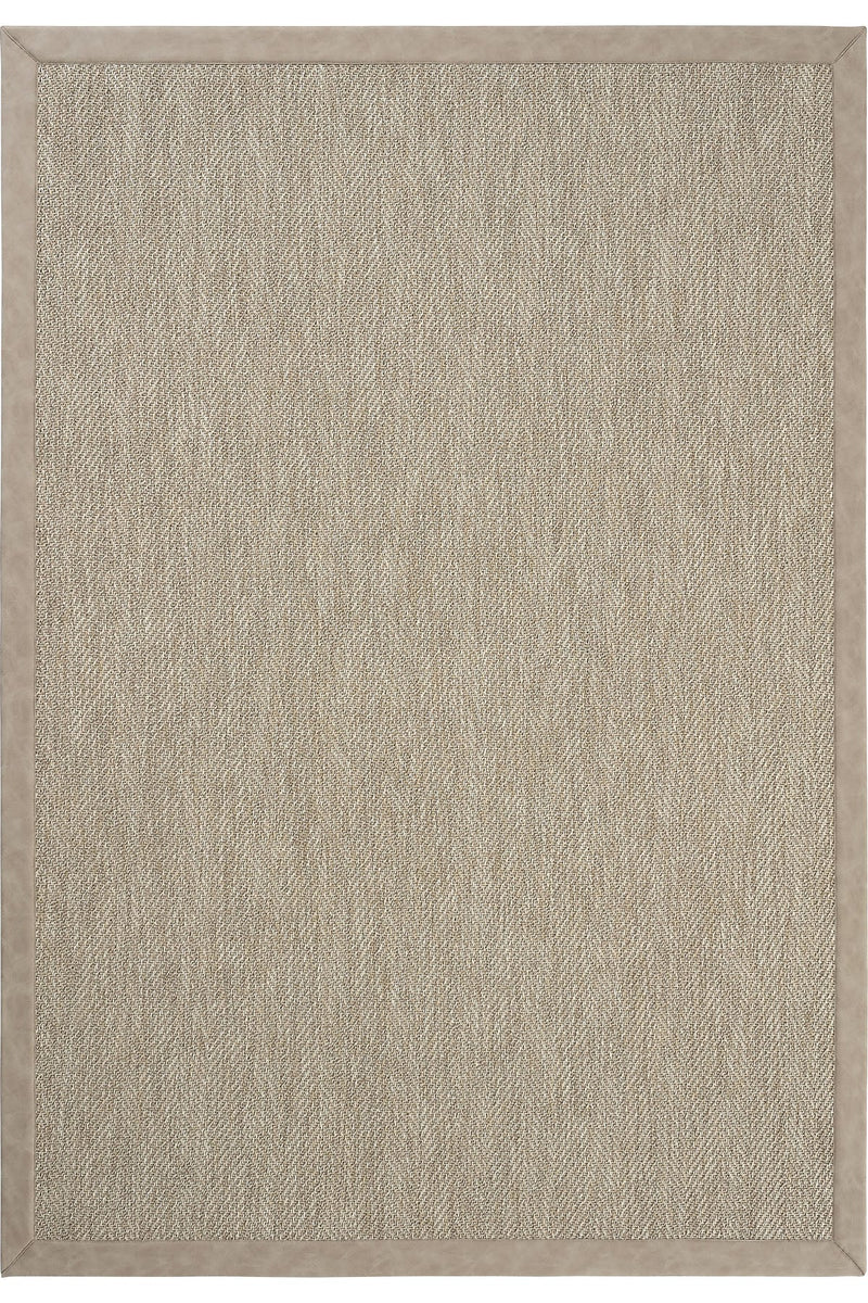 Sisalart Sydney Deri Bordür Sisal Halı - Sisal Halı