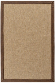 Sisalart Toronto Deri Medusa Bordür Sisal Halı - Sisal Halı