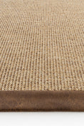 Resmi Galeri görüntüleyiciye yükleyin, Sisalart Toronto Deri Medusa Bordür Sisal Halı - Sisal Halı
