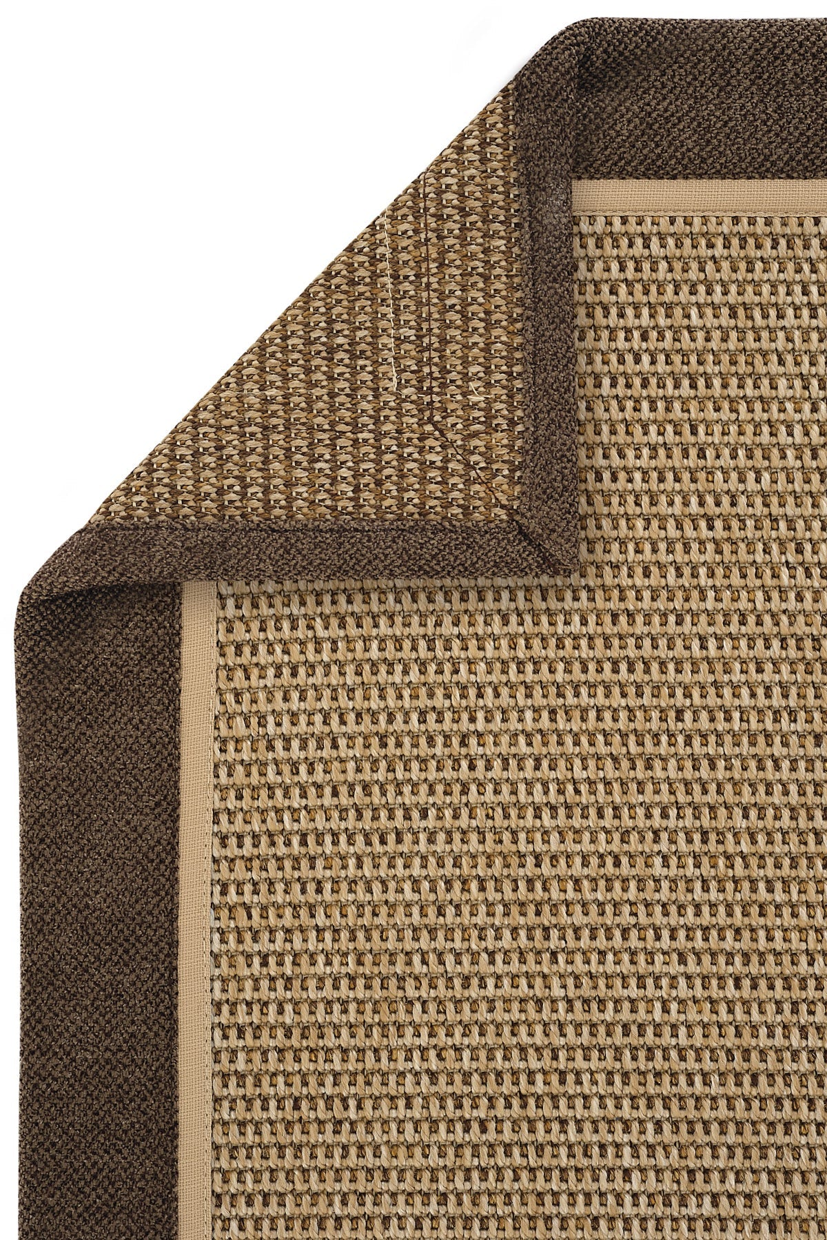 Sisalart Toronto Keten Napoli Çift Bordür Sisal Halı - Sisal Halı