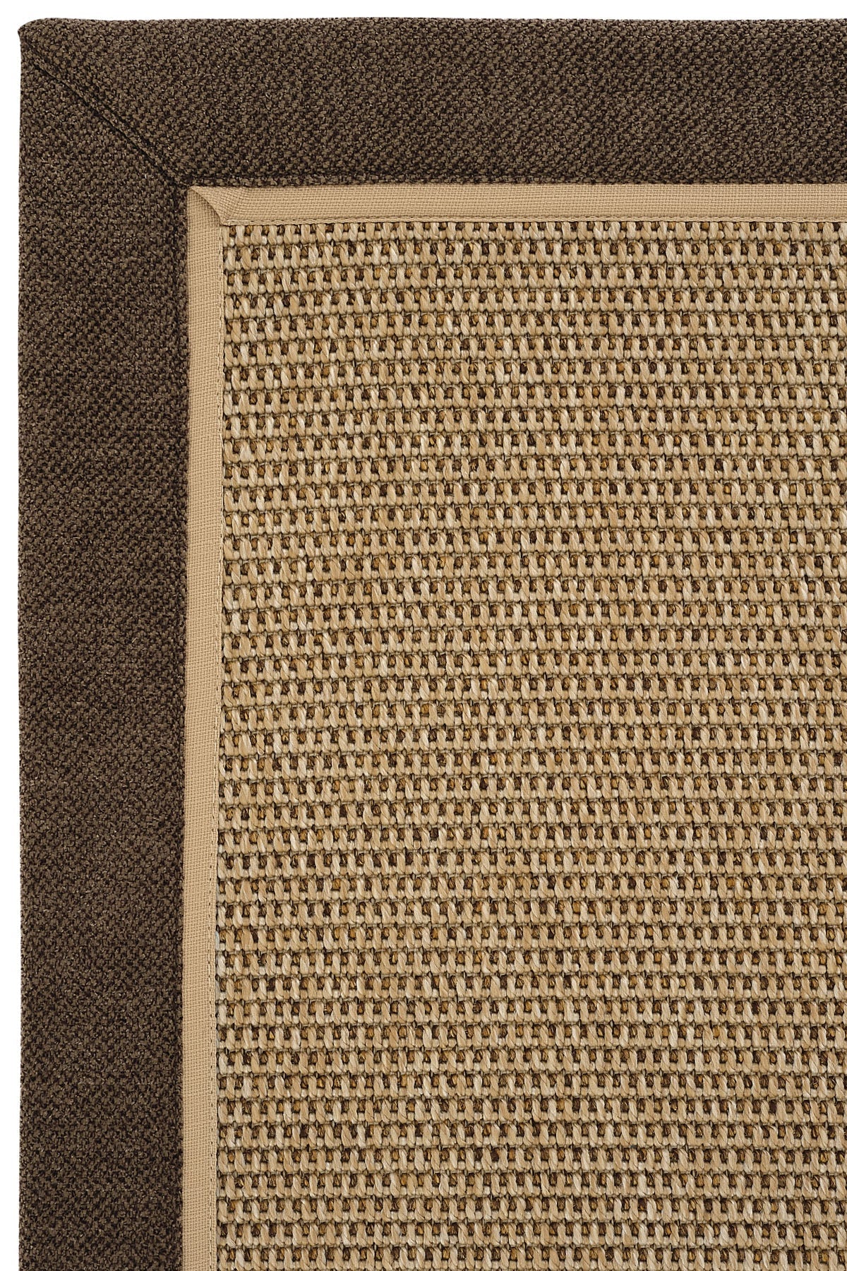 Sisalart Toronto Keten Napoli Çift Bordür Sisal Halı - Sisal Halı
