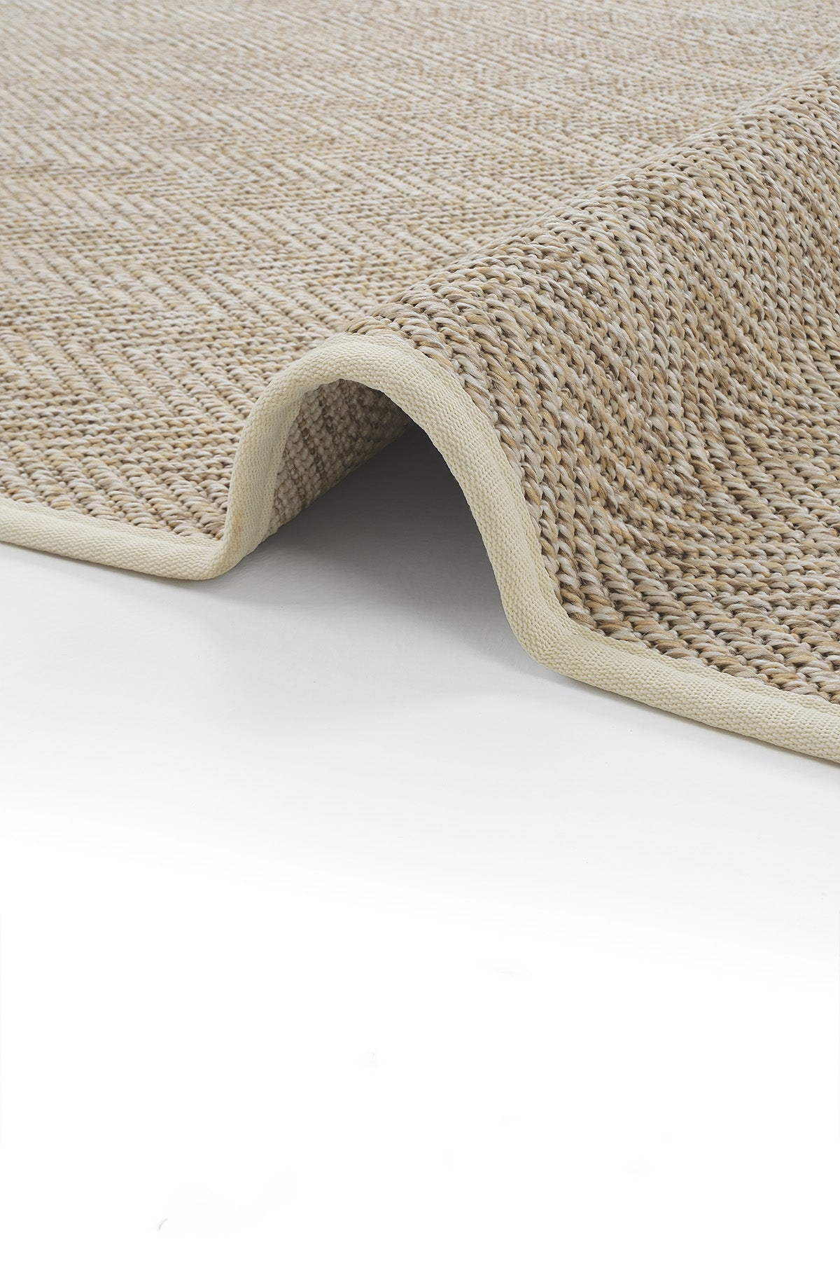 Sydney Krem Biye Bordürlü Sisal Halı | Sisalart - Sisal Halı