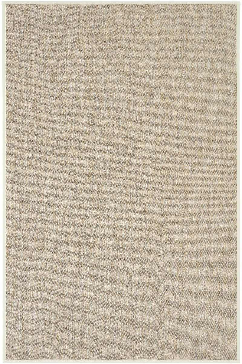Sydney Krem Biye Bordürlü Sisal Halı | Sisalart - Sisal Halı