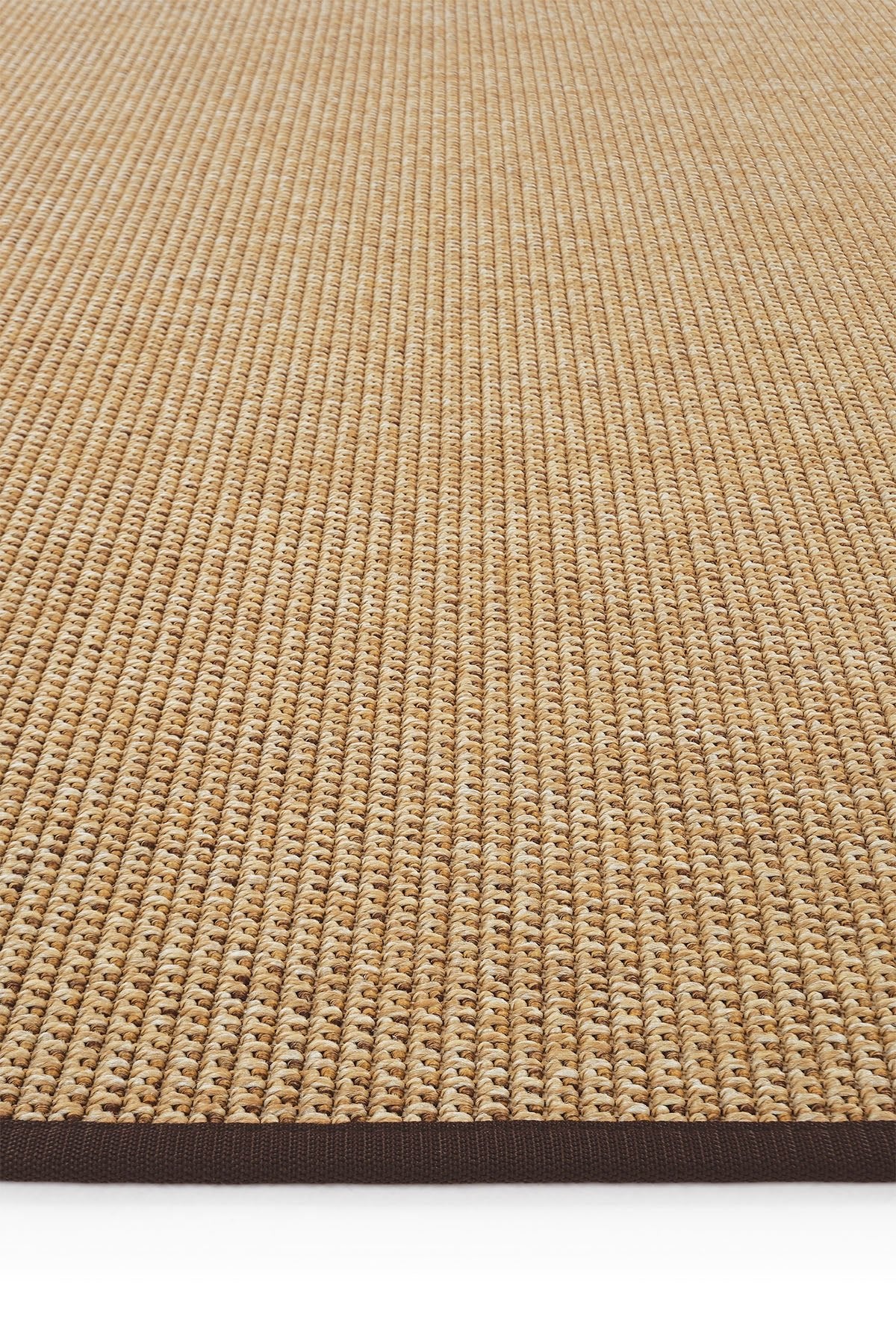 Toronto Kahve Biye Bordürlü Sisal Halı | Sisalart - Sisal Halı