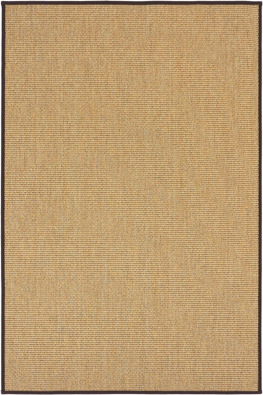 Toronto Kahve Biye Bordürlü Sisal Halı | Sisalart - Sisal Halı